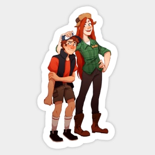 Wendy and Dipper Sticker